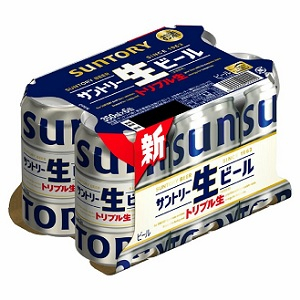 サントリー　生ビール（パック） 350ml&times;6缶