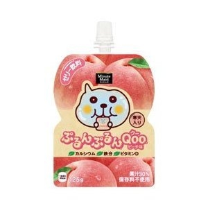 コカ　ミニッツメイド　Ｑｏｏぷるんぷるん　ピーチ味 125g
