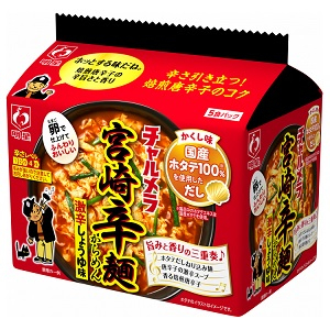 明星　チャルメラ　宮崎辛麺 96g&times;5